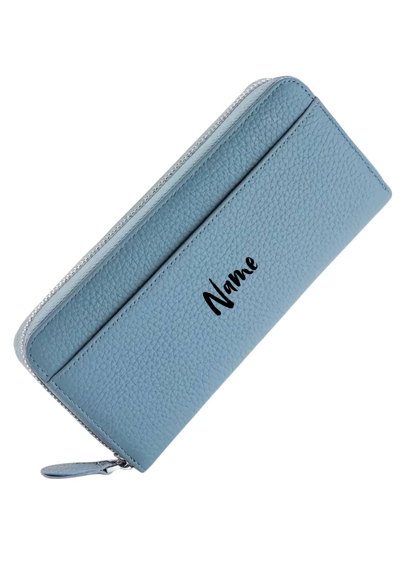 Blaue Geldbörse mit Personalisierung 💙 | Stilvoll & Einzigartig | 20 x 9 x 3 cm