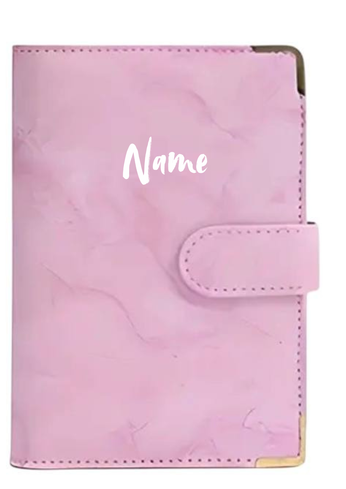 Budgetplaner A6 in Rosa Marmoroptik ✨ – stilvoll & personalisierbar