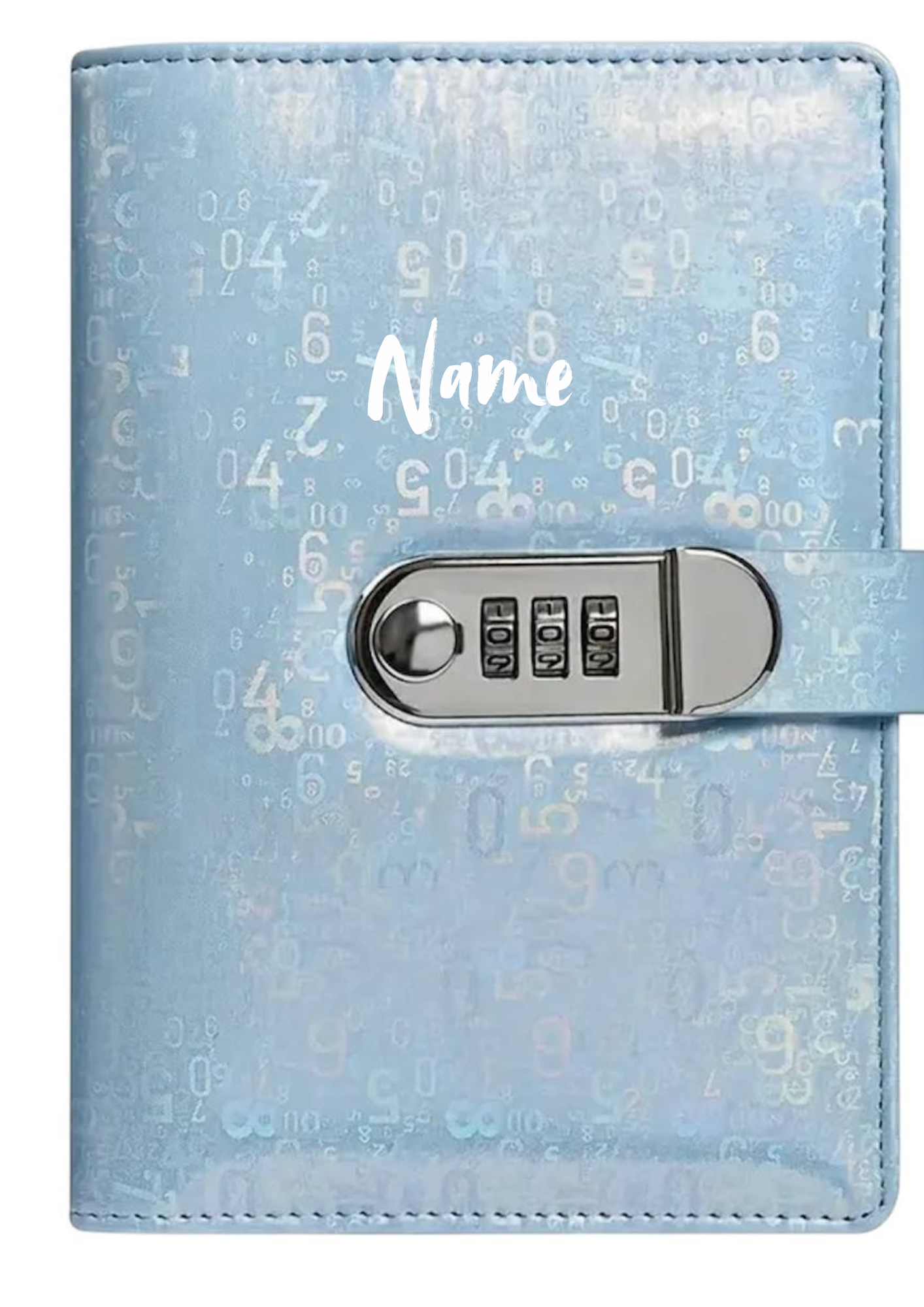 Budgetplaner A6 Blau mit Zahlenschloss – personalisierbar | Sicher & stilvoll für dein Cash Stuffing