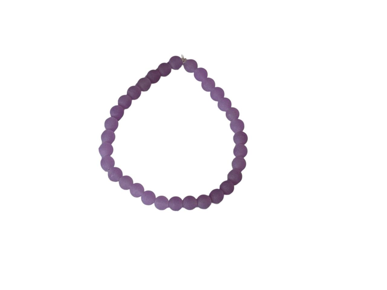 Handgefertigtes Jadeperlenarmband in Lila – Personalisiert mit Namen oder ohne – Elastisch & in verschiedenen Größen (XS bis XL) (008)
