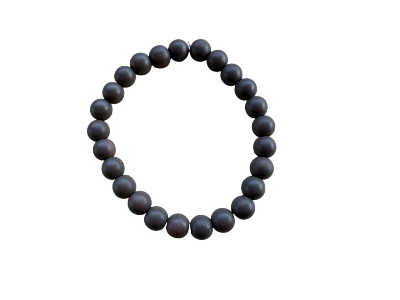 Naturstein Perlenarmband Braun – Handgemacht & Personalisierbar – Elastisch in 5 Größen (021)