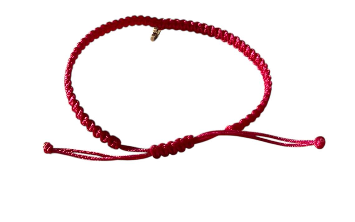 Makramee Armband in Pink mit Silberanhänger – Herzsymbol für Liebe & Freundschaft