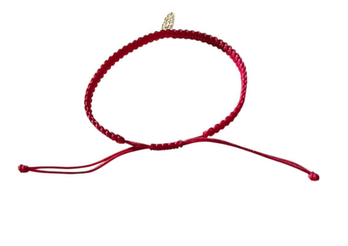 Handgefertigtes Makramee Armband Pink mit Silber-Mandala Anhänger – Tropfen-Design, verstellbar 16-20cm ✨