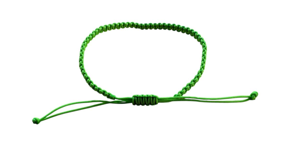 Makramee Armband mit Kompass-Anhänger 🌍 Silber | Handgemacht | Grün | Verstellbar