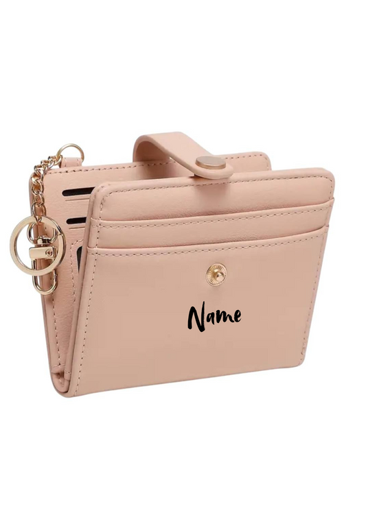 Ultradünne Damengeldbörse Rosa – stilvoll, leicht & personalisierbar 💖✨