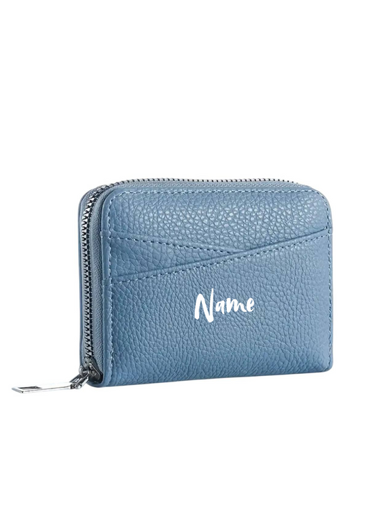Personalisierbare Geldbörse Blau – kompakt, praktisch & individuell 💙✨