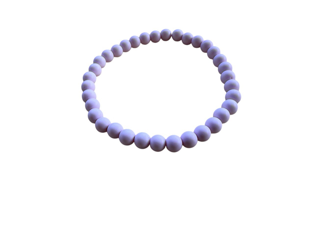 Rosa Acrylperlen Armband – Handgemacht & Personalisierbar – Elastisch in 5 Größen (022)