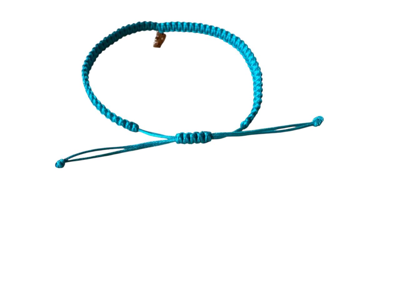 ⚓ Handgefertigtes Makramee-Armband mit Anker-Anhänger in Roségold – 38 Farben, verstellbar (R18)