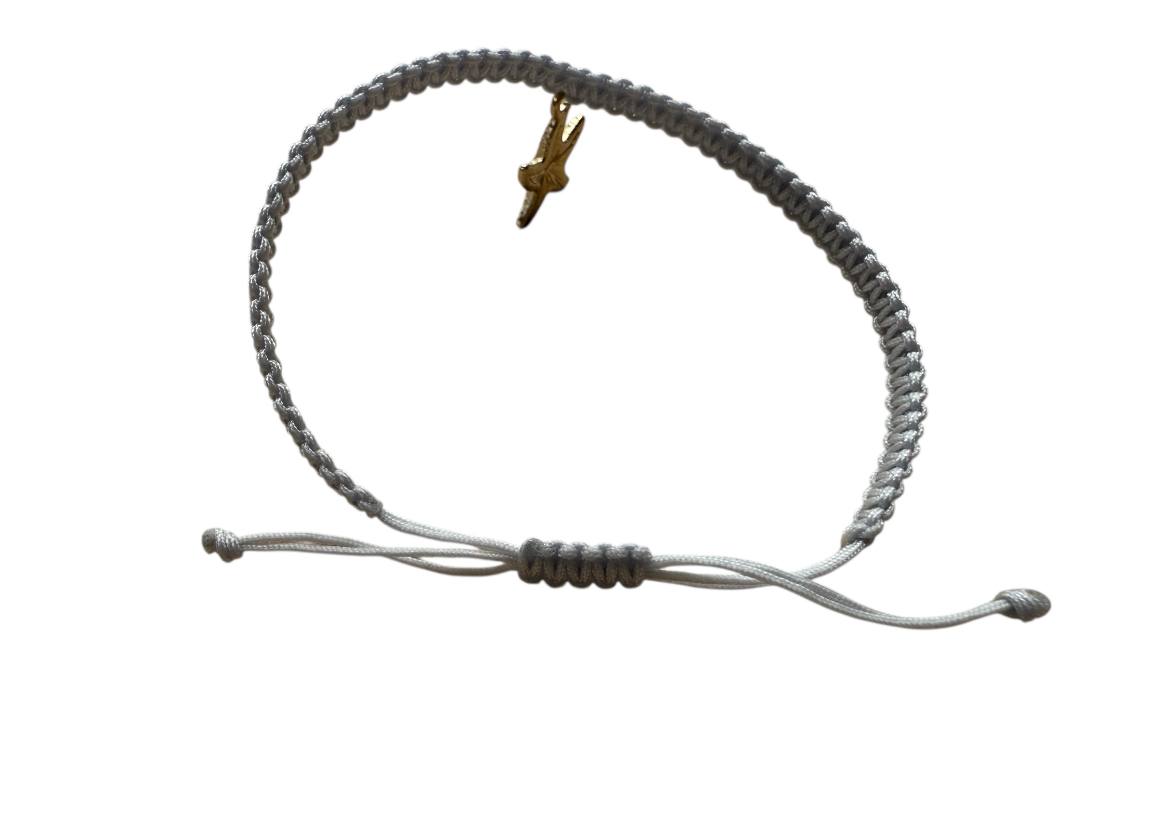 Makramee Armband mit Seestern Gold Türkis – Handgemachter Schmuck – Größen & Farben wählbar (G26)