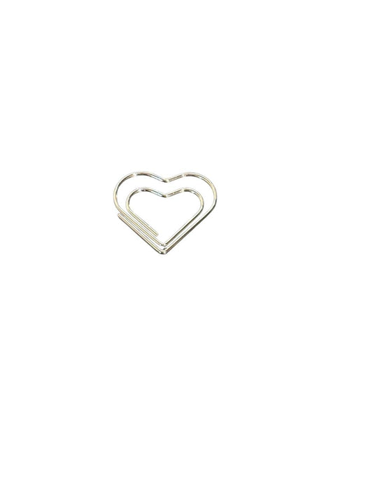 Herz Paperclip Silber | Geldumschlag-Clip für Budgeting & Cash-Stuffing