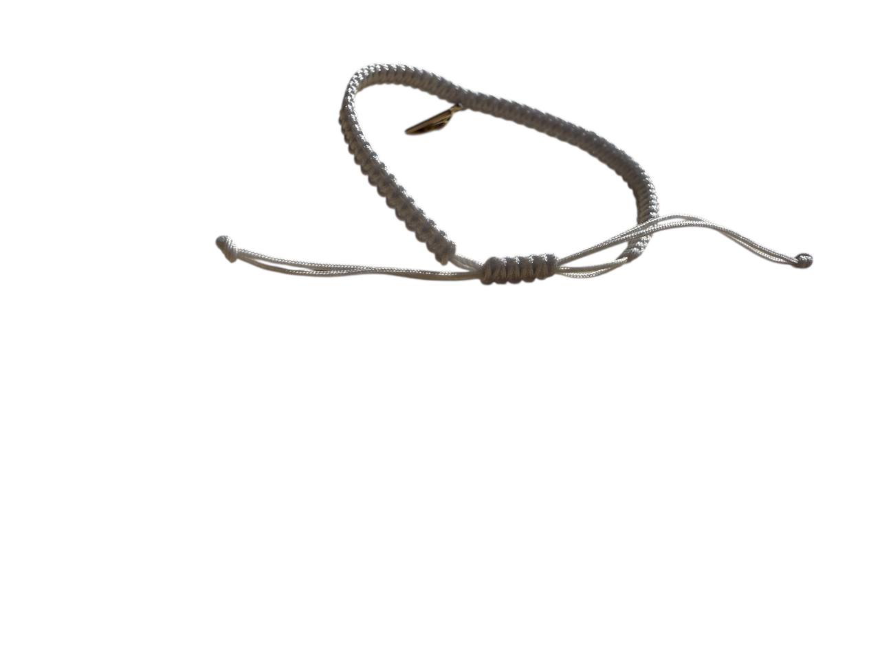 Makramee-Armband „Heiligtümer des Todes“ 🧙‍♂ Grau & Silber | Handgemacht | Verstellbar 16–20 cm