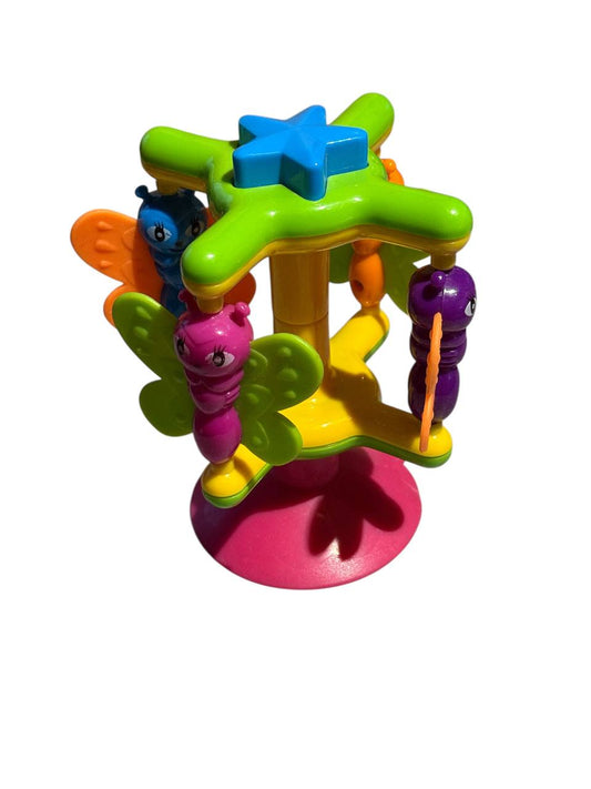 🌈 Baby Spielbogen / Mobile mit bunten Schmetterlingen 🦋 – Fördert Motorik & Sehsinn | Zustand: gut