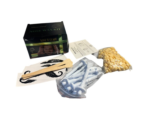 🔥 Nasenwachs-Kit zur Haarentfernung – Für Männer & Frauen | Inkl. Wachsperlen, Applikatoren & Schablonen ✨ NEU